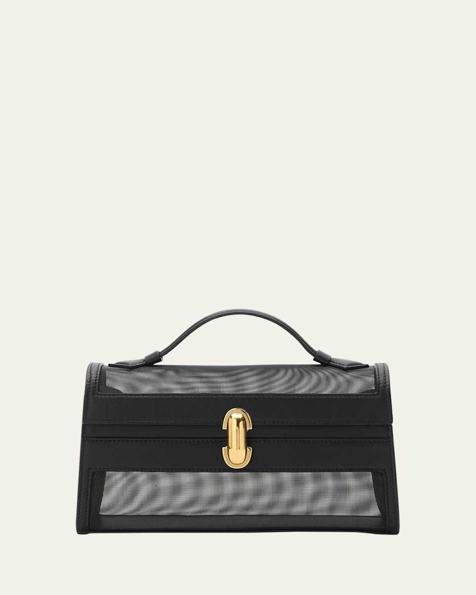 Symmetry Mesh Pochette Bag